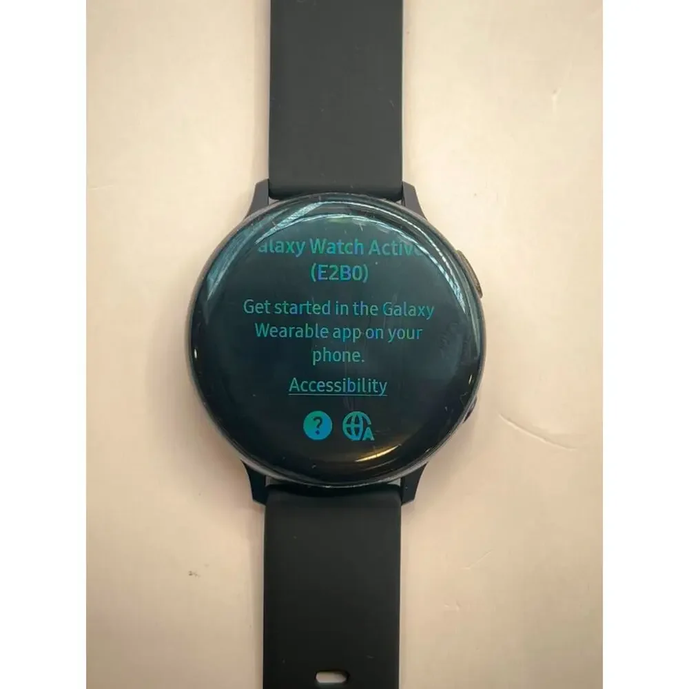 Samsung Galaxy Watch Active2 SM-R820 44mm 4 GB Blue Black Band Screen Issue